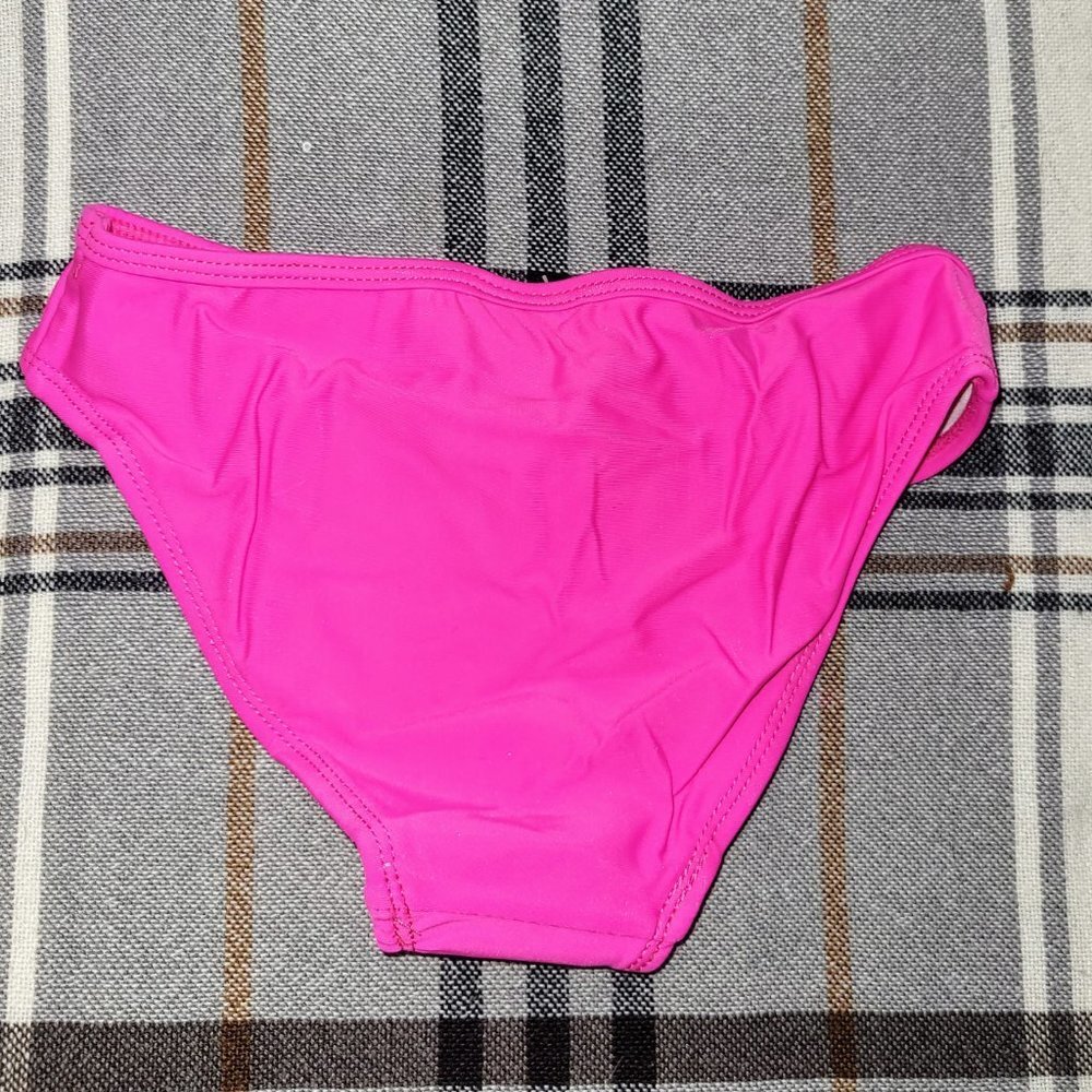 Girl Swim Suit, Sunshine Zone Hot Pink Tankini, 2-piece Hot Pink - Picture 5 of 5